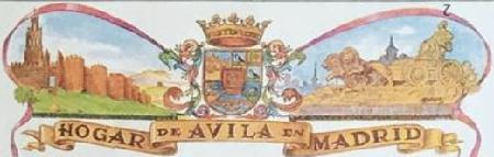 Escudo ECL Hogar de Ávila en Madrid. Ver imagen ampliada a través de Lightbox. Puede provocar un cambio de contexto.